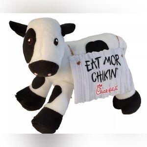 Chick-fil-A Black and White Cow Stuffed Animal